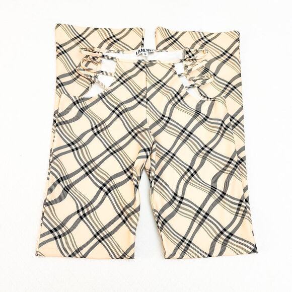 I AM GIA Lucid Striped Pants Wide Leg Patterned Size Small MINT - Picture 6 of 7